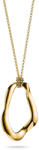 Thomas Sabo aranyozott női nyaklánc Natural Beauty medállal (KE2319-413-39-L70)