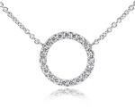 Moon Diamonds Fehér arany nyaklánc (20-00182-1255F)