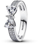 Pandora Szikrázó masni duplasoros gyűrű - 193552C01-58 (193552C01-58)