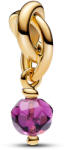 Pandora Moments Fazettált lila örökkévalóság kör függő charm - 763462C02 (763462C02)