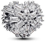 Pandora Szikrázó szív charm (794240C01)