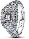 Pandora Négyszögletes pavé koktélgyűrű - 193556C01-50 (193556C01-50)