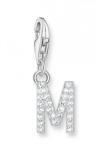 Thomas Sabo "M" betű charm cirkóniával (1941-051-14)