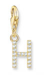 Thomas Sabo "H" aranyozott betű charm cirkóniával - 1971-414-14 (1971-414-14)