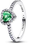 Pandora Kiemelt mentazöld szív gyűrű - 198421C08-54 (198421C08-54)