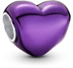 Pandora Metál hatású lila szív charm - 793337C01 (793337C01)