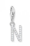 Thomas Sabo "N" betű charm cirkóniával (1951-051-14)