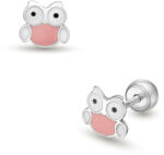 Lisa Jewelry for Kids bagoly gyerek fülbevaló gömb zárral (JTAG-0420-18) - jutaoraekszer