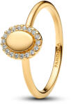 Pandora Gravírozható ovális glória gyűrű - 163800C01-58 (163800C01-58)