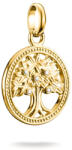 Thomas Sabo Aranyozott Szerelemfa medál (CC1262-414-14)