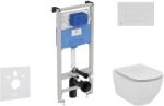 Ideal Standard ProSys - Set de instalare încastrată, toaletă și capac Tesi, clapetă Oleas M1, alb ProSys120M SP16 (ProSys120M SP16)