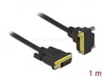 Delock DVI kábel 24+1 apa - 24+1 apa hajlított 1 m (DL85893) (DL85893)