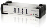 ATEN CS1734B-AT-G KVM kapcsoló Fekete, Fémes (CS1734B)