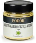Pödör Mediterrán Zöldfűszeres Mustár 130 g (2026.03. 31)