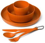 Sea to Summit Camp Dinnerware Set - 6 pcs étkészlet narancs
