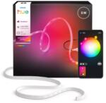 Philips Banda LED Smart Philips Hue Flux Outdoor Lightstrip RGB Lungime 5M IP67 Alb (308897000)