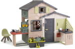 Smoby Căsuța Prietenilor cu ghiveci la ușă Friends Evo Playhouse Life Smoby extensibil cu filtru UV (SM810302-L) Casuta pentru copii