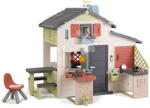 Smoby Căsuța Prietenilor cu set meteorologic Friends House Life Smoby extensibilă cu filtru UV (SM810300-G) Casuta pentru copii