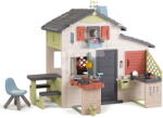 Smoby Căsuța Prietenilor cu uși solide Friends House Life Smoby extensibil cu filtru UV (SM810300-F) Casuta pentru copii