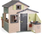 Smoby Căsuță de joacă a prietenilor cu sonerie Friends Evo Playhouse Life Smoby extensibilă cu uși mari și protecție (SM810302-H) Casuta pentru copii