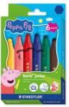STAEDTLER Filctoll készlet, 2, 5 mm, kimosható, jumbo, STAEDTLER „Noris® junior 329, Peppa malac, 6 szín (TS329C6L1)