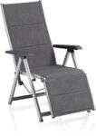 Kettler Basic Plus Padded alumínium relaxációs szék, ezüst/antracit (0301216-9000)
