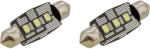 COMPASS Izzó 3 LED SMD 12V suf. 11X38 SV8.5 NEW-CAN-BUS fehér 2 db