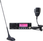 PNI Statie radio CB TTi TCB-900 EVO, DSS, 4W, 12-24V, cu antena CB PNI Extra 48, 45cm cu magnet inclus (tti-pack76) Statii radio