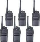 PNI Pachet statii radio portabile PNI PMR R15 0.5W, 16 canale, TOT, Monitor, acumulator 1200mAh, set 6 bucati (pni-r15-6) Statii radio