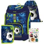 KARTON P+P Set ghiozdan OXY SHERPY 4 piese Fotbal cu suport pentru pixuri, genți de gimnastică și autocolante interschimbabile 0-24925 (0-24925)