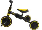  2 az 1-ben összecsukható gyermek tricikli, állítható, fekete-sárga / ZTS8482