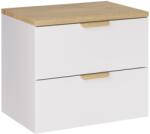 Comad Set dulap Comad Aster White ASTER WHITE 82-60-46-2S, blat Comad Nordic Cremona CREMONA 89-60-46 M (SETASWBCREMONA60CM)