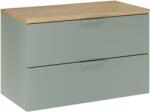 Comad Set dulap Comad Aster Green ASTER GREEN 82-80-46-2S, blat Comad Nordic Cremona CREMONA 89-80-46 M (SETASGBCREMONA80CM)