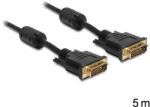 Delock DVI 24+1 apa apa kábel, 5 m