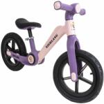  XIERLANG márkájú, pedál nélküli, összecsukható gyerekkerékpár, gumikerékkel és állítható üléssel, 3 éves kortól, rózsaszín-lila színű, Z-TOOLS / ZTS8452