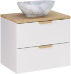 Comad Set dulap Comad Aster White ASTER WHITE 82-60-46-2S, lavoar Comad Pati UN-PATI-MW3, CREMONA 89-60-46 M (SETASWBCREMONA60CMUNPATI)