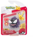 Jazwares Pokémon: set de 3 figurine - Magby, Pikachu, Gastly (PKW4082) Figurina