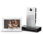 Dahua Kit videointerfon IP Dahua KTP05, camera 2MP, monitor touch 7 inch, PoE, control acces RFID si PIN, aplicatie mobila, WDR, IP65, sistem interfon video smart pentru locuinta si business (KTP05(F))