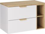 Comad Készlet szekrény Comad Aster White ASTER WHITE 82-60-46-2S, szekrény feletti pult Comad Nordic Cremona CREMONA 89-80-46 M, CREMONA UN 81-20-44 (SETASWBCREMONA80CMLR)