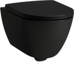 Laufen Pro X wc csésze függesztett perem nélkül mély öblítéssel fekete matt H8208607160001 (H8208607160001)
