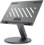 Spigen Suport Rotativ pentru Laptop cu Hub 2x USB, 3x Type-C, HDMI - Ugreen (LD204H) - Silver (KF2354766) - pcone Suport laptop