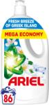 Ariel Folyékony Mosószer, 86 Mosáshoz, Fresh Breeze of Greek Island - fizz