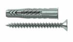 Fischer Universaldübel UX 8x50 R S/25 (hellgrau, 25 Stück, mit Schraube)