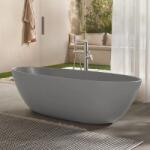 Villeroy & Boch Cada de baie freestanding, ovala, 170x75 cm, Quaryl, gri mat (Matt Grey), Villeroy & Boch Antao UBQ170TAO7V-3S UBQ170TAO7V-3S (UBQ170TAO7V-3S)