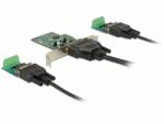 Delock 65841 2x Soros RS-422/485 port bővítő PCIe kártya (65841)