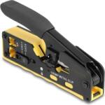 Delock Krimpelő eszköz 6P/8P RJ45/RJ11 csatlakozókhoz Cat. 5/6/7 vágóval és csupaszítóval (90583) (90583) (90583)