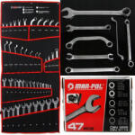 MAR-POL Csillag-villás kulcs készlet 47db-os MAR-POL (M58140)