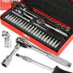 MAR-POL Dugókulcs klt. 1/4" 42 db-os 4-14mm MARPOL (M58203)