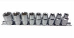 MAR-POL Dugókulcs klt. , 9 db-os TORX 1/2" (E10-E24) (M66421) (M66421)