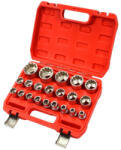 MAR-POL Dugókulcs klt. 21db-os, 12 szög 1/2" 8-36 mm MAR-POL (M58267) (M58267)